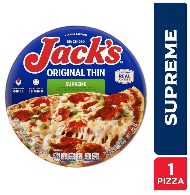 Frozen Pizza, Jack&#39;s® Supreme Pizza (15.8 oz Pie)