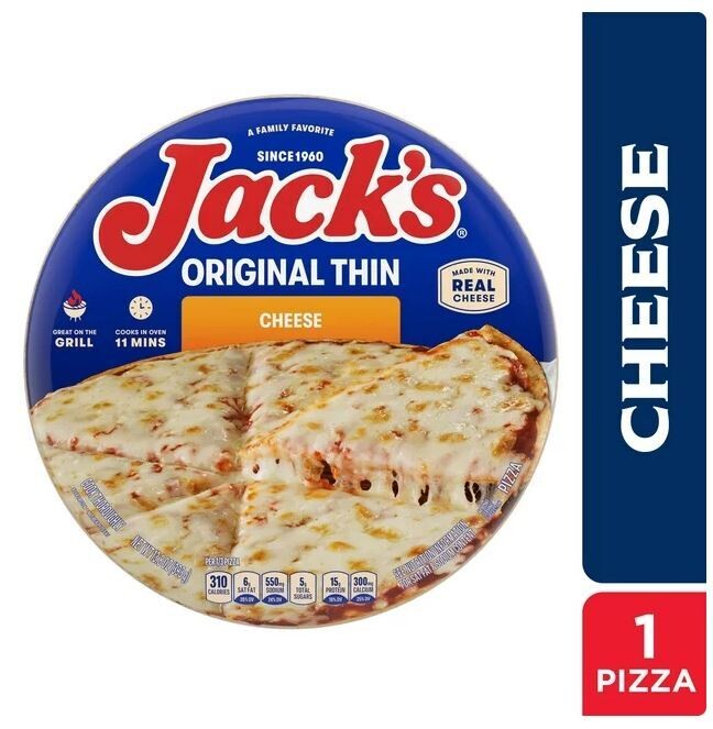 Frozen Pizza, Jack&#39;s® Cheese Pizza (13.8 oz Pie)