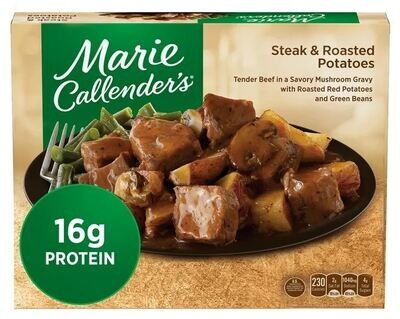 Frozen Dinner, Marie Callender&#39;s® Steak &amp; Roasted Potatoes (11.9 oz Box)