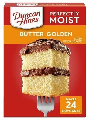 Brownie Mix, Duncan Hines® Butter Golden Cake Mix (15.25 oz Box)