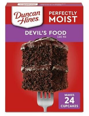 Brownie Mix, Duncan Hines® Devil&#39;s Food Cake Mix (15.25 oz Box)