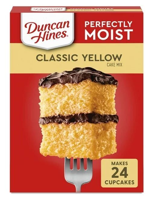 Brownie Mix, Duncan Hines® Classic Yellow Cake Mix (15.25 oz Box)