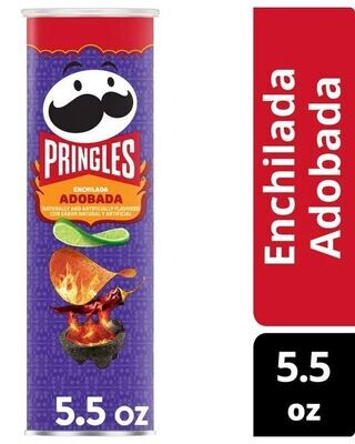 Potato Chips, Pringles® Pizza Enchilada Adobada Chips (5½ oz Can)