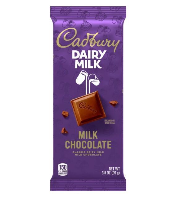 Chocolate Bar, Cadbury® Dairy Milk Chocolate Bar (Single 3.5 oz Bar)