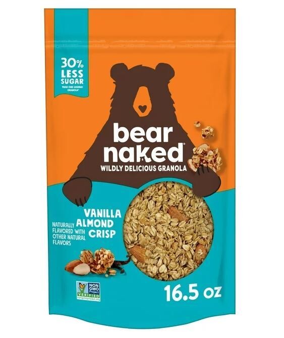 Granola, Bear Naked® Vanilla Almond Crisp Granola (16.5 oz Bag)