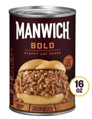 Sloppy Joe Sauce, Manwich® Bold Sloppy Joe Sauce (16 oz Can)