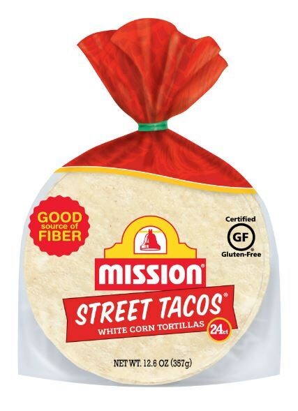 Mexican Food, Mission® Street Tacos, White Corn Tortillas (24 Tortillas)