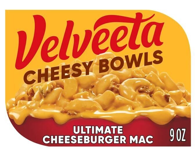 Pasta and Noodles, Velveeta® Cheesy Bowls™️ Microwavable Ultimate Cheeseburger Mac (9 oz Tray)