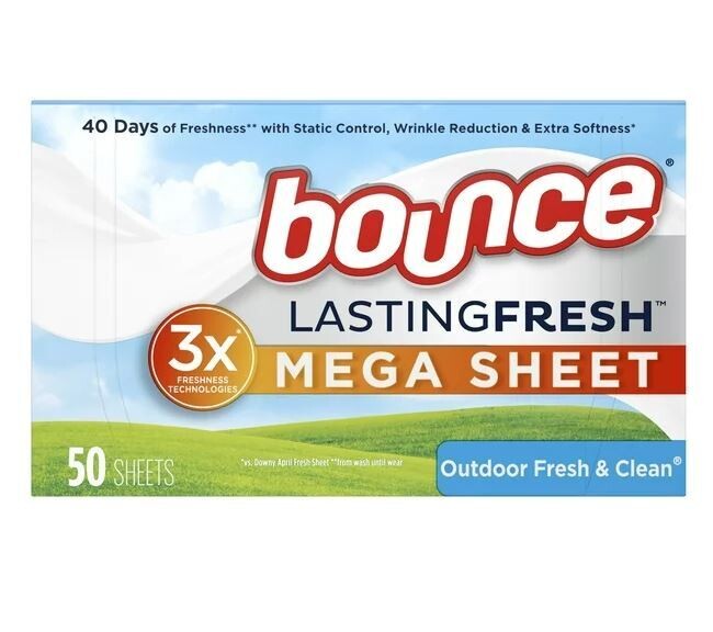 Laundry Fabric Softener, Bounce® Laundry Fabric Softener (50 Sheet Box)