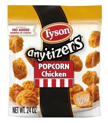 Chicken Meat, Tyson® Any&#39;tizers® Popcorn Chicken (1.5 Pound Bag)