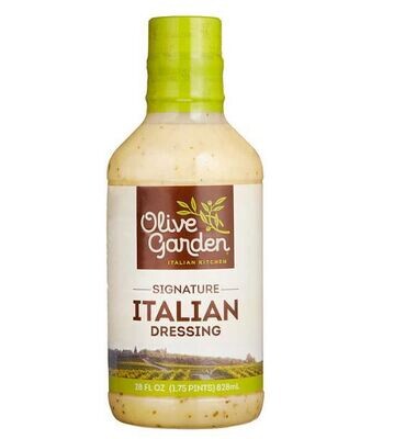 Salad Dressing, Olive Garden® Gluten Free Signature Italian Dressing (28 Oz Bottle)