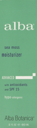 Moisturizer, Alba® "Travel Size" Sea Moss Advanced Moisturizer (2 oz Bottle)