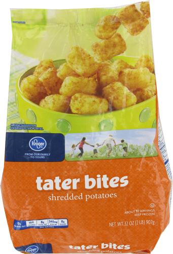 Frozen Potatoes Kroger Tater Bites Shredded Potatoes 32 Oz Bag