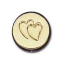 Wax Envelope Seal | 847-H Two Hearts