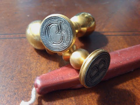 Envelope Wax Seal Tuscany - Letter G