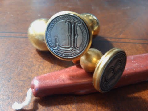 Envelope Wax Seal Tuscany - Letter L