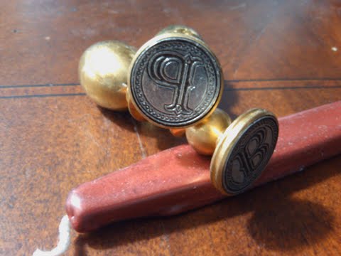 Envelope Wax Seal Tuscany - Letter P