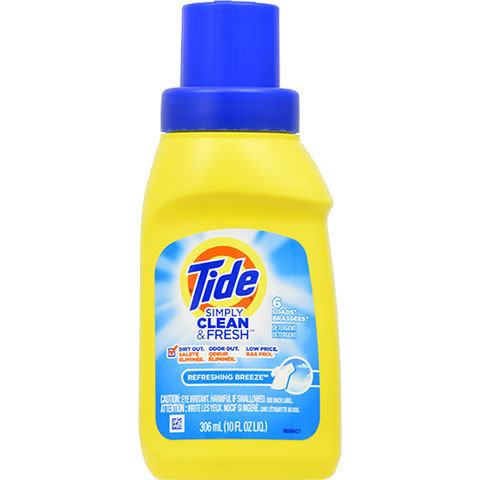 Laundry Soap, Tide® Simply Clean & Fresh Liquid Laundry Detergent (10 oz Bottle)