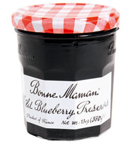 Fruit Spread, Bonne Maman® Wild Blueberry Preserves (13 oz Jar)