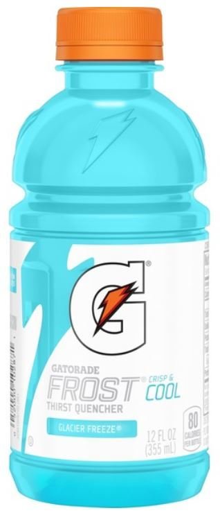 Pocket Snacks, Gatorade® Frost Glacier Freeze Energy Drink (Single 12 oz Bottle)
