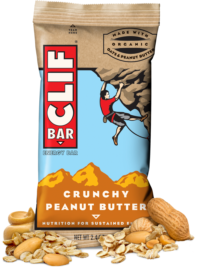 Pocket Snacks, CLIF® Crunchy Peanut Butter Energy Bar (2.4 Oz Bar)