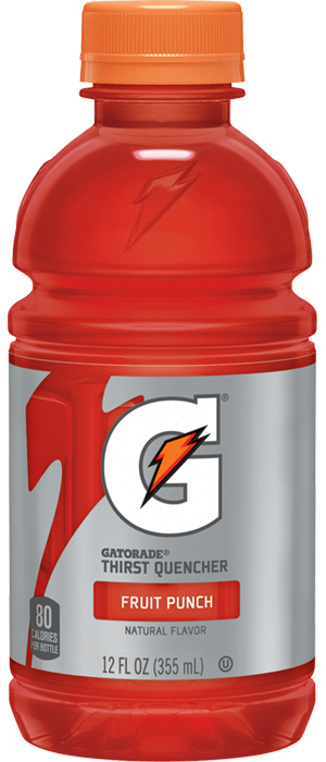 Pocket Snacks, Gatorade® Fruit Punch Energy Drink (Single 12 oz Bottle)