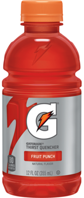 Pocket Snacks, Gatorade® Fruit Punch Energy Drink (Single 12 oz Bottle)