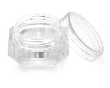 Diamond Painting wax pot - wax included, Colour: Clear