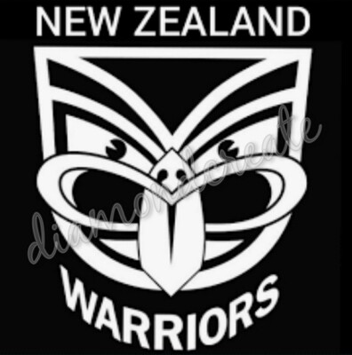 5D DIY Diamond Painting Kit IN STOCK Auckland Warriors 40 x 40cm FULL DRILL Square