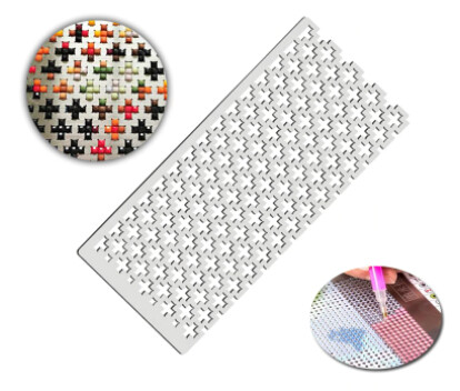 16cm Diamond Painting Square Point drill ruler approx 600 holes