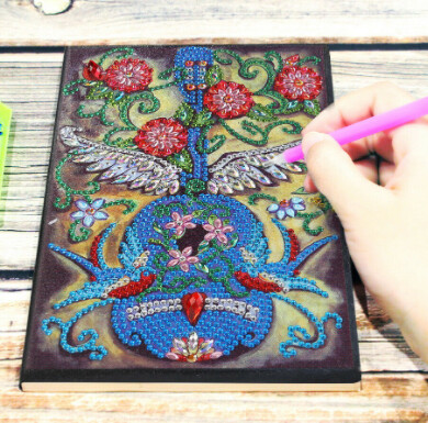 5D DIY Diamond Painting Guitar Sketchbook