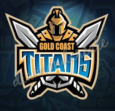5D DIY Diamond Painting Kit IN STOCK Gold Coast Titans 50x50cm FULL DRILL Square