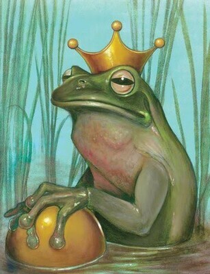 5D DIY Diamond Painting Kit Prince Charming Frog FULL DRILL ( 4 to 7 WEEKS arrival)
