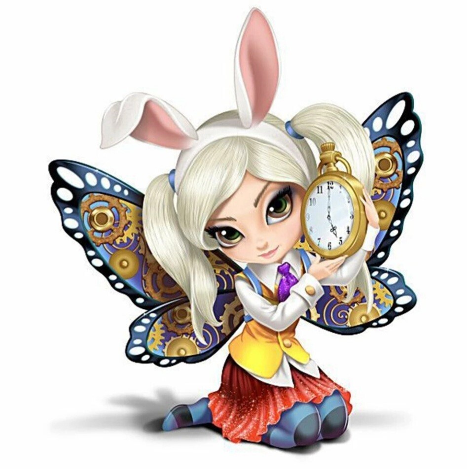 5D DIY Diamond Painting Kit Wonderland Fairy and wolf FULL DRILL ( 4 to 7 WEEKS arrival)