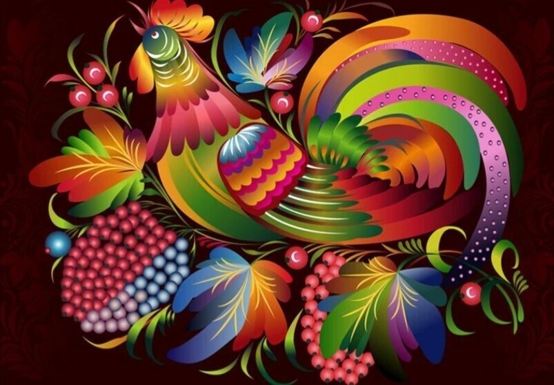 5D DIY Diamond Painting Kit Fruitful Rooster FULL DRILL ( 4 to 7 WEEKS arrival)