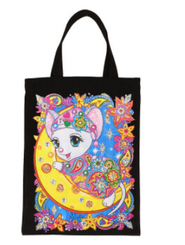 Diamond Painting Shopping bag / Gift bag - MOUSE ON MOON