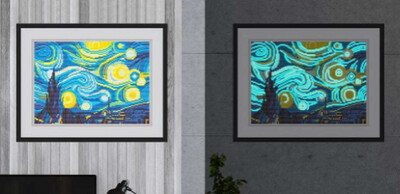 GLOW IN THE DARK DIAMOND PAINTING STARRY NIGHTS 30X40CM PARTIAL