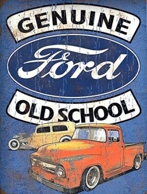 5D DIY Diamond Painting Kit Ford Old School FULL DRILL ( 4 to 7 WEEKS arrival)
