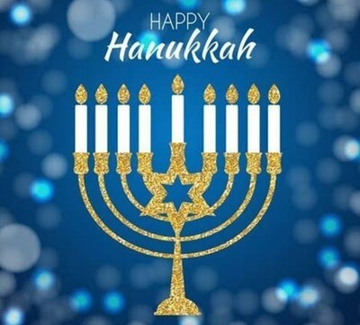5D DIY Diamond Painting Kit Happy Hanukkah FULL DRILL ( 4 to 7 WEEKS arrival)