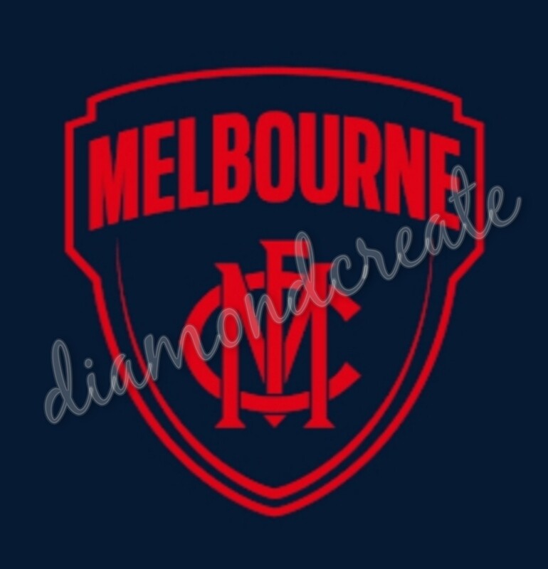 5D DIY Diamond Painting Kit IN STOCK Melbourne Demons 50x50cm FULL DRILL Square
