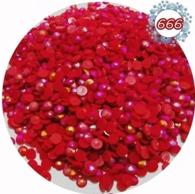 AB Round DMC 666 - Approx 2000 pieces