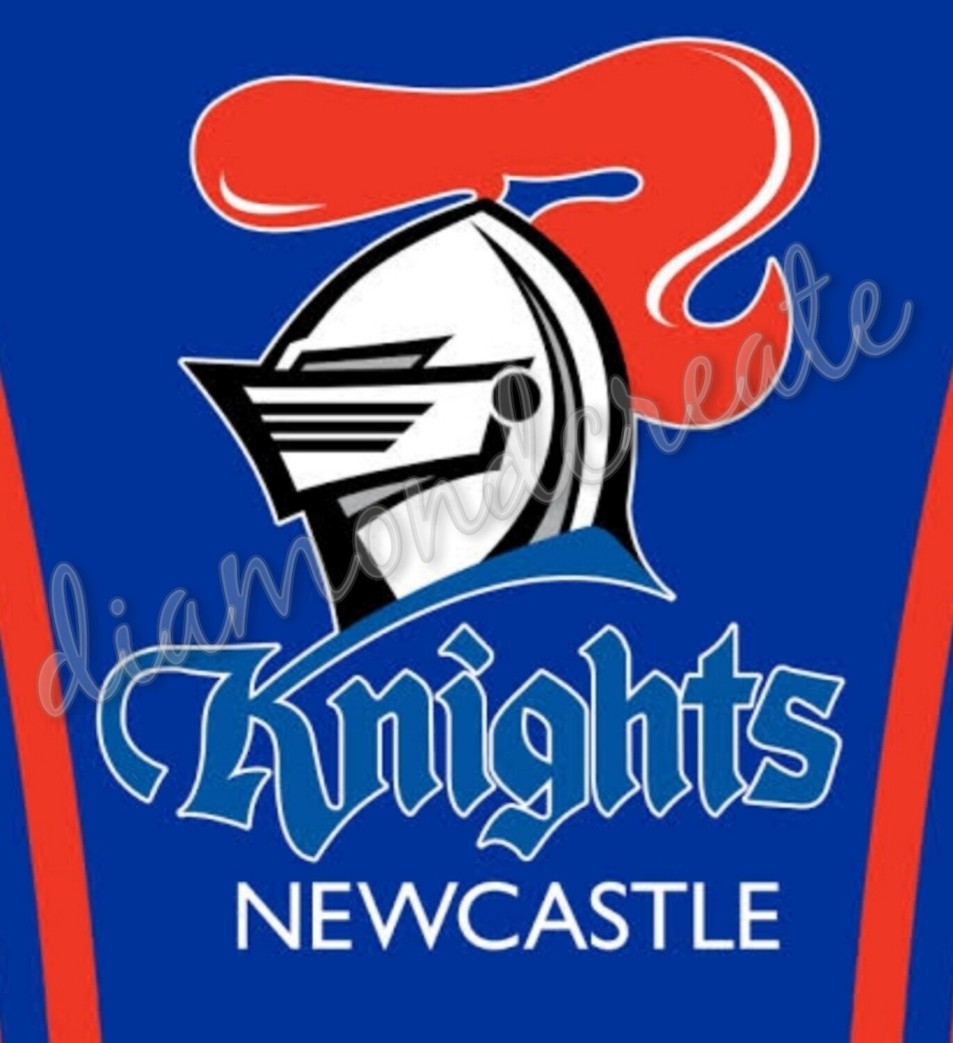 5D DIY Diamond Painting Kit IN STOCK Newcastle Knights 70x70cm FULL DRILL Square