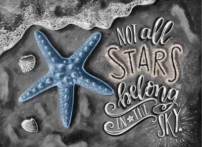 5D DIY Diamond Painting Kit Not all STARS belong in the Sky 50 x 70cm FULL DRILL Round - poured glue