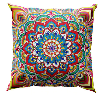 5D DIY Diamond Painting Mandala Pillow Case