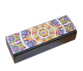Diamond Painting glasses case Mandala #4
