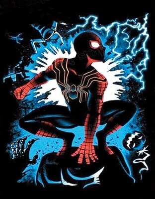 5D DIY Diamond Painting Kit Spiderman Silhouette FULL DRILL ( 4 to 7 WEEKS arrival)