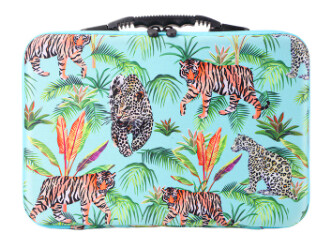 Animal Safari Print 54 bottle drill hard case