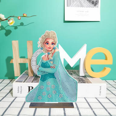 Diamond Painting Elsa ornament stand