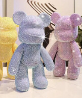 Diamond Painting Bear Rhinestone FULL DRILL 23cm
