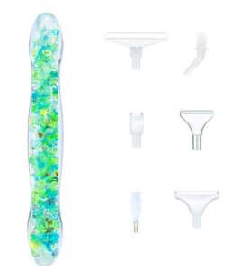 Glow in the Dark Diamond Painting Resin Pick up pen, Colour: GREEN